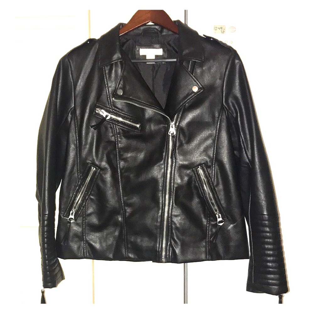 H&M leather jacket